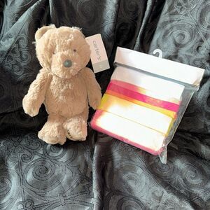 Baby place 4 pack long sleeve indies with carters teddy bear